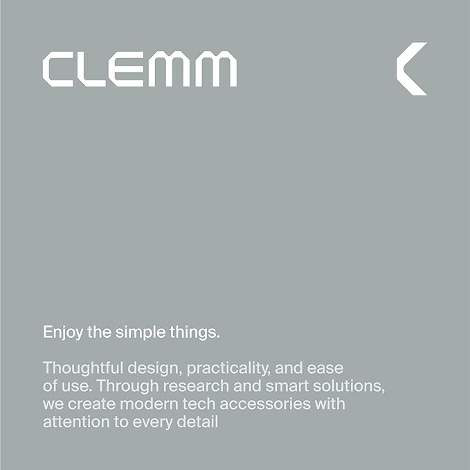 Clemm Portable Charger 10,000mAh Dual Port (USB-A, USB-C) (Ivory)