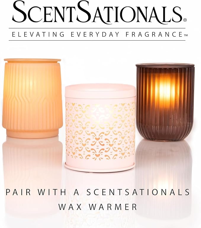 Scentsationals Fall Wax Melts, Wax Cubes Strong Scent - Feelin' Cozy - Long Lasting Scented Melts for Warmer, 10oz (24-Cubes)