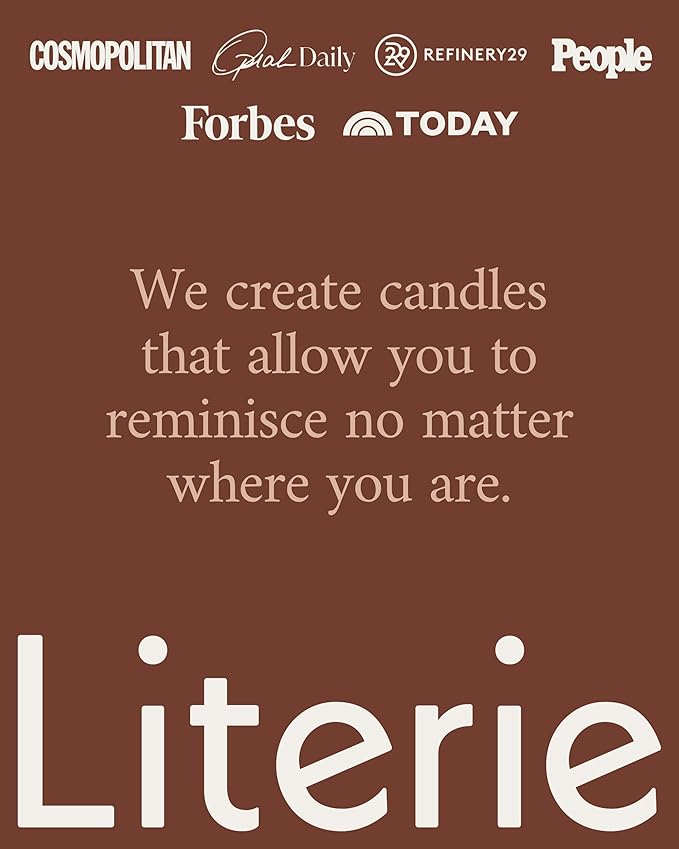 Literie NYC Inspired Scented Candle: Hot Roasted Nut Cart - Burnt Sugar Scent, 9oz, 50 Hour Burn, Vegan Soy & Coconut Blend Candle for Home Decor, Gift for Women & Men