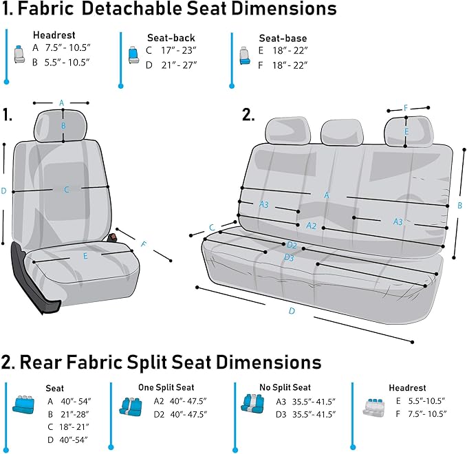 FH Group Automotive Car Seat Covers Rear Set Premium 3D Air Mesh Seat Covers, Airbag Compatible and Split Bench Cover Universal Fit Interior Accessories for Cars Trucks and SUVs - Burgundy