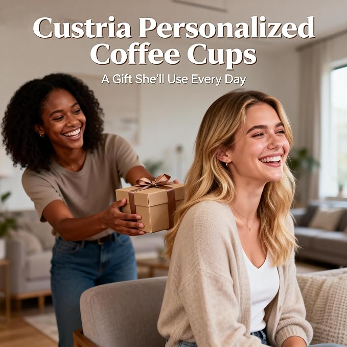 G9W168 Custom Coffee Mug, Customizable Coffee Cups with Pictures Personalized Ceramic Mug for Gifts Novelty Personalized Mugs for Friends (Orange)