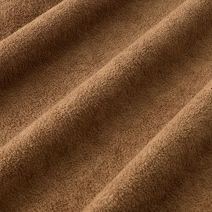 Kevin Textile Waterproof Decorative Pillow Covers Brown 16x16 Inch Pack of 2 Soft Boucle Textured Throw Pillowcases Elegant Accent Pillows for Couch Sofa Chair Bed Home Decor Indoor Outdoor
