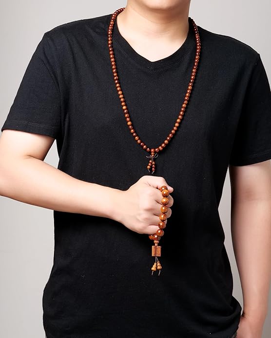 Natural Wooden Adult Bracelet Spring Chain Bracelet, 1pc/pack