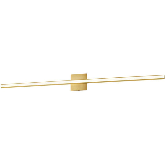Dainolite Arandel Vanity Light, 1-Light, 36W, Aged Brass, Metal, Model ARL-4836LEDW-AGB
