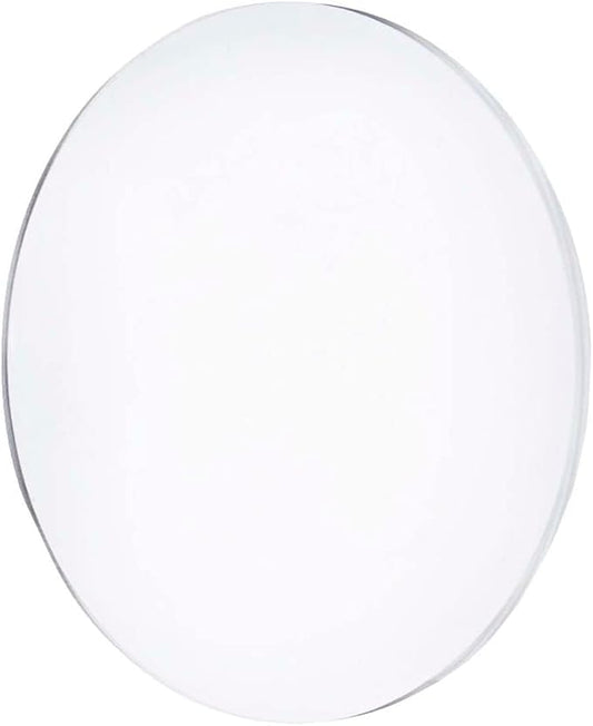 Marketing Holders Clear Acrylic Round 20" DIY Blank 1/8" Thick See Through Tile for Window Glass Replacement in RVs Motorhomes and Boats