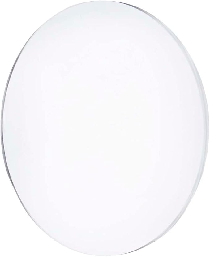 Marketing Holders Acrylic Round Disc 15" Clear Circle Flat for DIY Crafts Wall 1/8" Thick Light Weight Plastic Center Piece for Weddings and Catered Events
