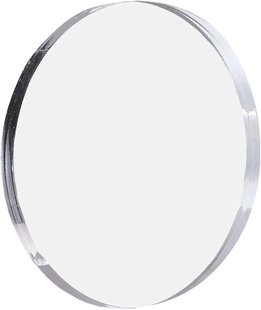 Marketing Holders 5" Acrylic Round Sheet Circles Flat for DIY Crafts Wall Safer Light Weight Plastic Center Piece Wedding Events