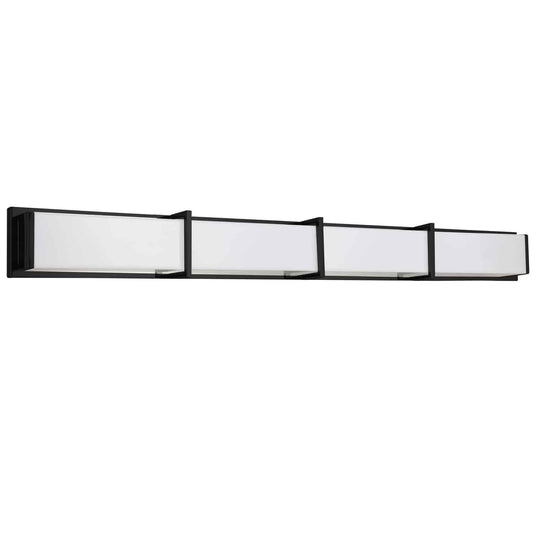 Dainolite VLD-415 Modern LED Vanity Light Fixture 3000K 46.25in  Matte Black Horizontal/Vertical Install