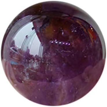 Natural Amethyst Healing Crystal Gemstone Sphere Ball for Reiki Balancing Meditation Energy Home and Office Decoration 50mm 200grams (5cm, Amethyst)