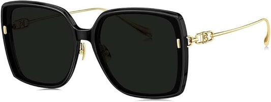 BOLON Women Trendy Elegant Oversized Square Sunglasses, Exclusive Eyewear Brand of EssilorLuxottica