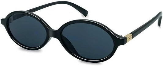 Retro Oval Sunglasses for Women 90s Cute Designer Trendy