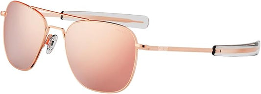 Randolph Eyewear Aviator Sunglasses for Men & Women – Non-Polarized & Polarized Lenses, 23k Gold UV Protection Sunglasses