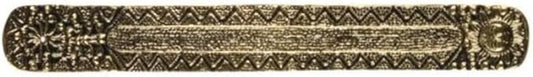 Hosley Sleek Metal Incense Stick Holder 9.5 Inches Long, Ash Catcher Design with Luxurious Gold Finish for Stylish Home Decor and Aromatherapy