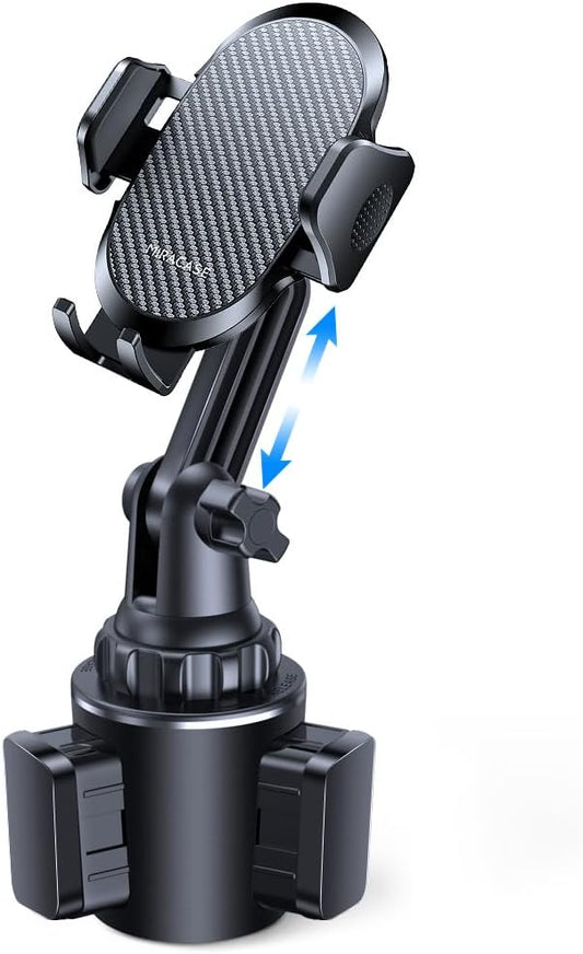 Miracase Cup Holder Phone Mount for Car, Universal Phone Holders for Your Car, Long Neck Adjustable Car Cup Cell Phone Mount for iPhone Samsung Google and All 4.0-7.0 inches Smartphones