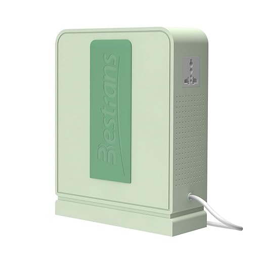 3000W Step Up Transformer 110v to 220v Converter, Heavy Duty Voltage Converter 110v to 220v with Dual Outlets, Overload Protection & Ultra-Quiet Design for Home Appliances, Light Green