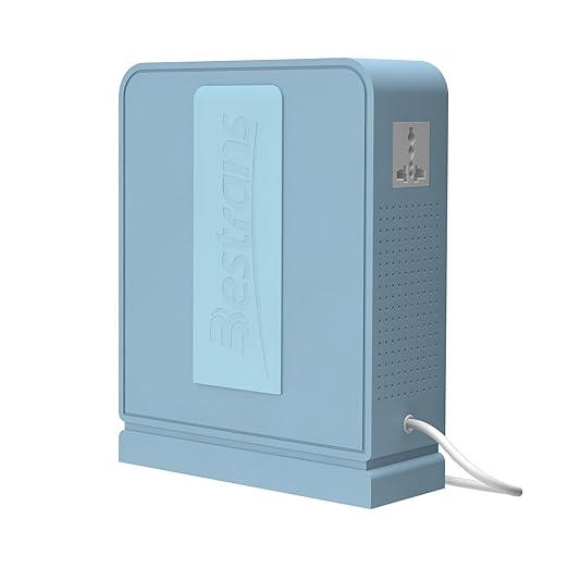 2000W Step Up Transformer 110v to 220v Converter, Heavy Duty Voltage Converter 110v to 220v with Dual Outlets, Overload Protection & Ultra-Quiet Design for Home Appliances, Light Blue