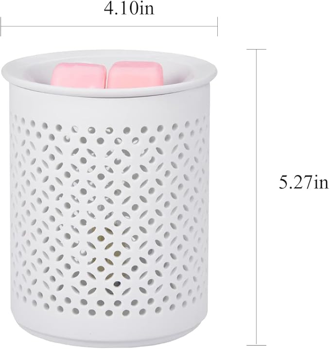 Dicimi Ceramic Electric Wax Melt Warmer Wax Warmer for Scented Wax Wax Burner Melter Oil Burner Wax Warmers for Home Office Bedroom Living Room Present & Decor