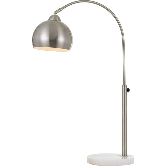 AF Lighting Brushed Nickel Table Lamp Metal Globe Model 9118-TL