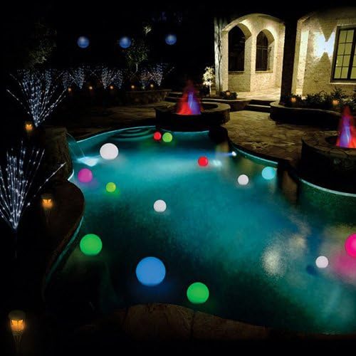 Modern Home Deluxe Floating LED Glowing Sphere w/Infrared Remote Control (20")