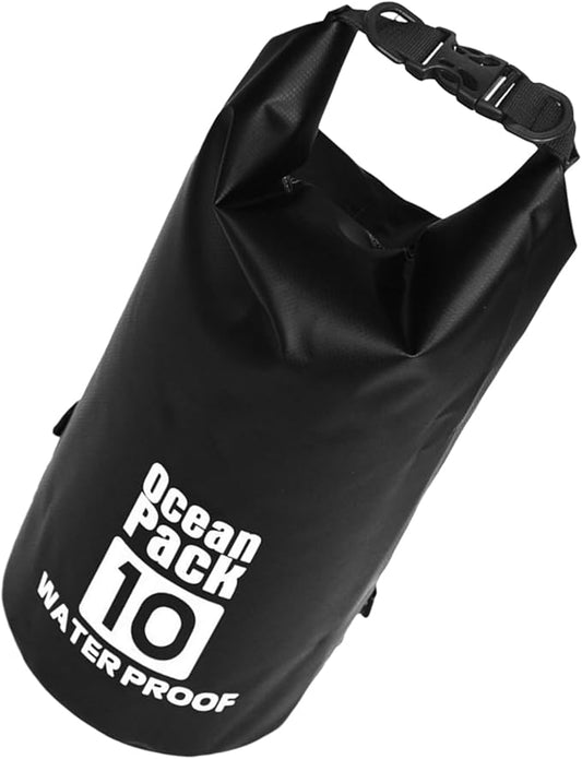 Roll Top Dry Bag - Floating Dry Sack, Lightweight Waterproof Pouch, Tight Closure with Detachable Shoulder Belt, Outdoor Activities for Hiking Camping Swimming Fishing Boating