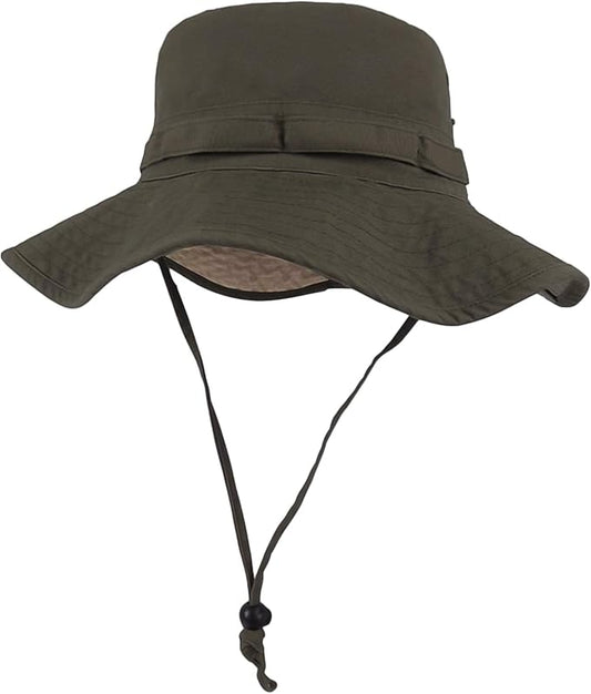 Bucket Hat Wide Brim UV Protection Sun Hat Boonie Hats Fishing Hiking Safari Outdoor Hats for Men and Women