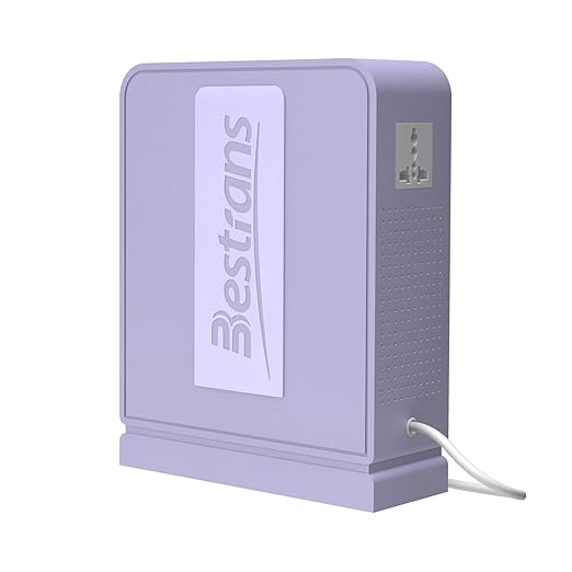 2000W Step Up Transformer 110v to 220v Converter, Heavy Duty Voltage Converter 110v to 220v with Dual Outlets, Overload Protection & Ultra-Quiet Design for Home Appliances,Light Purple