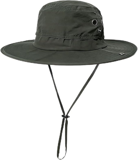 Plus Size XL XXL Sun Hats for Men Bucket Boonie UV Protection UPF50+ Waterproof Wide Brim Foldable Fishing Beach