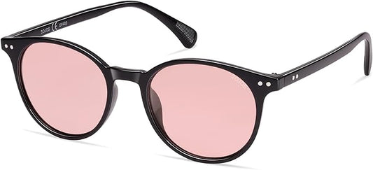 SOJOS Small Round Classic Polarized Sunglasses for Women Men Vintage Style UV400 Lens MAY SJ2113