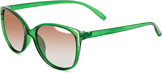 Face Shadow Polarized Sunglasses for Women, Cat Eye Sunglasses for Small Face Ladies Ultralight UV400 Protection