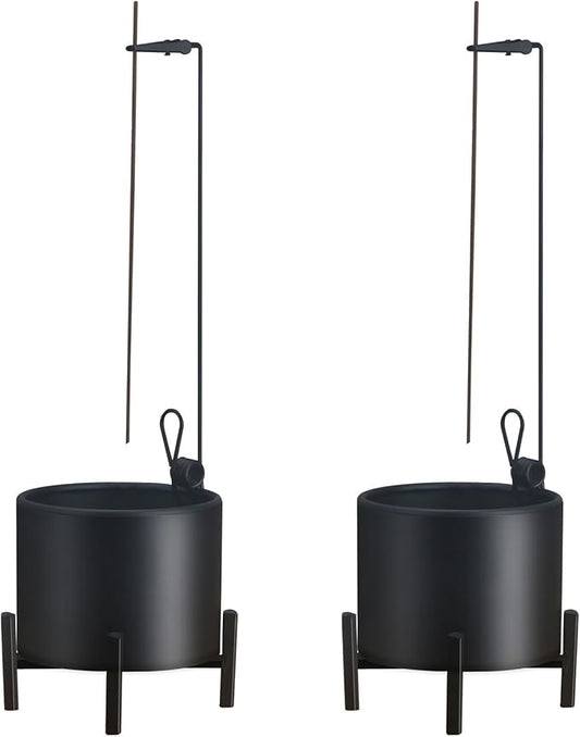 2 Pack Incense Burner, Anti-Ash Flying Metal Incense Holder，Incense Holder for Sticks，with Iron Catcher and Stabilizing Base Four-Legged Base,Perfect for Meditation Yoga, Home Decor