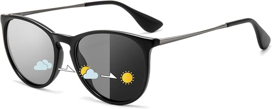 SUNGAIT Premium Vintage Round Sunglasses for Women Men Classic Retro Trendy Style