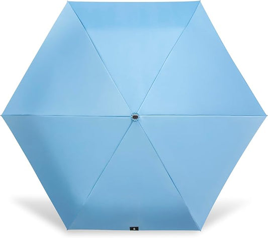 ShedRain Super-Slim Compact Travel Umbrella – Auto Open & Close Sun Protection Design, Lightweight Portable Wind-Resistant Model with UPF 50+ UV Block, 42" Arc & 10.5" Folded Size