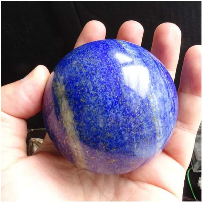 Lapis Lazuli Healing Crystal Quartz Sphere Ball Natural Stone for Reiki Balancing Meditation Energy Home and Office Decoration 50mm (5cm, Lapis Lazuli)