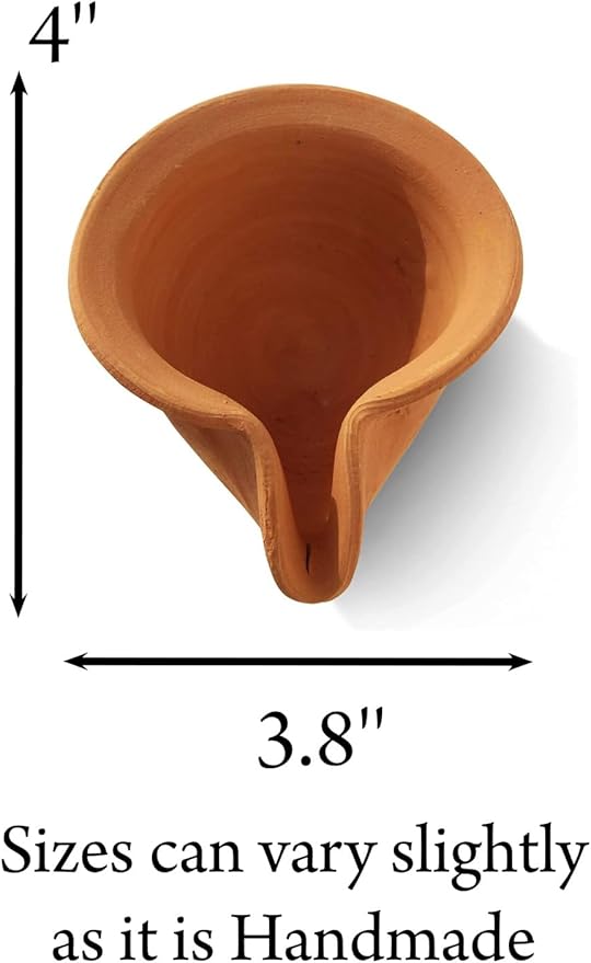 Canaanite Biblical Clay Oil Lamp – Authentic Terracotta Replica from The Time of The Bible - Handmade in The Holy Land for Christian and Jewish Prayer or Gift