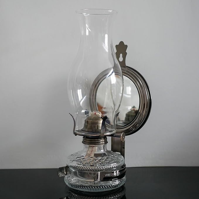 2Pcs Oil Lamp Burner #2 Size Bronze Plated for Antique Lamps Oil Lamp Replacement Kerosene Lamps Parts with Reduction Collar and Cotton Lamp Wick Fits Holds a 3 Inch Base Chimney