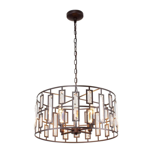Chloe Up Facing Pendant Light, Alloy Steel, Oil Rubbed Bronze, Model CH7R038RB20-UP4