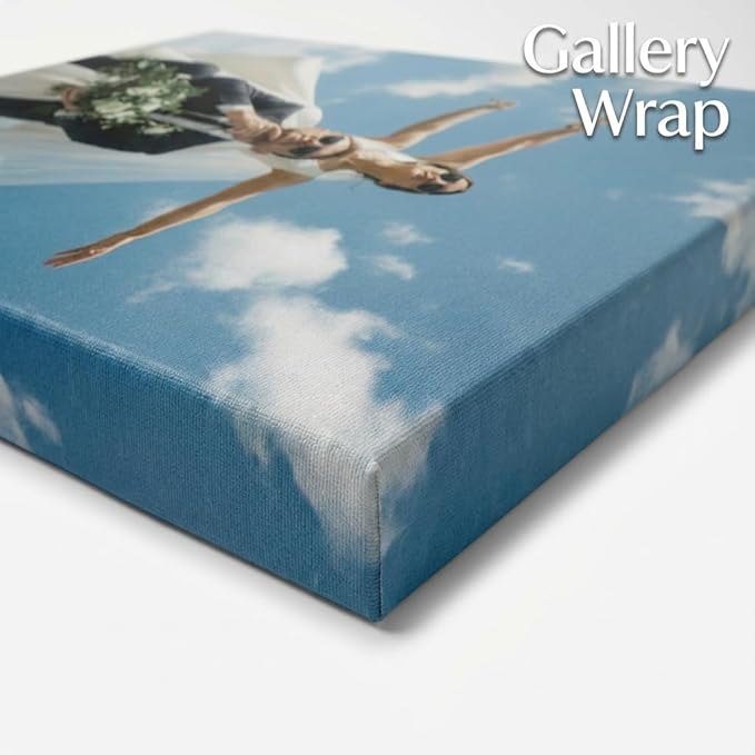 Custom Canvas Prints with Your Photos, Frameless Wall Art Canvas, Personalized Photo Print for Home Decor, Family & Pet Pictures, Gifts for Birthday & Anniversary, Made in USA (30"L x 20"W)