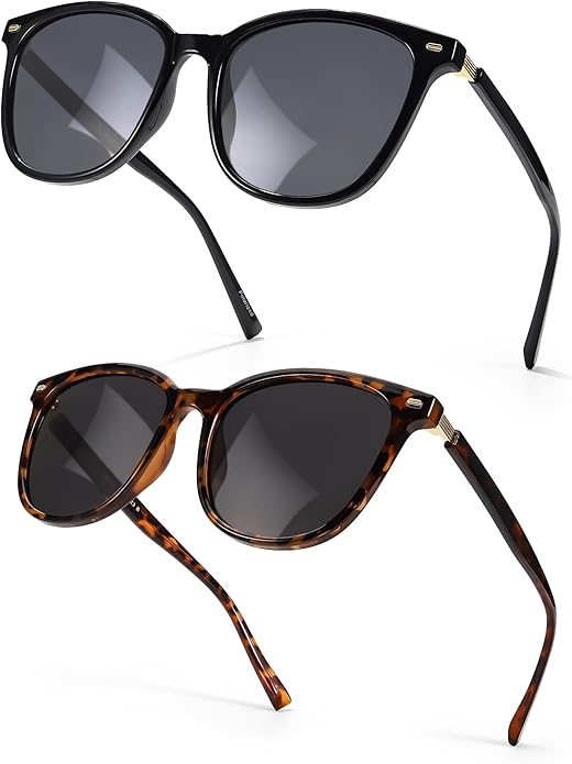 SIPHEW Oversized Square Sunglasses for Women|Lightweight Fashion Sunglasses 100% UV400 Protection|Trendy Mirrored Shade