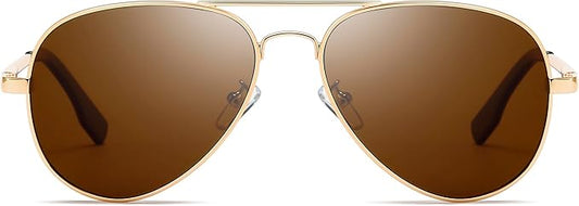 SUNGAIT Classic Aviator Sunglasses for Men Women Polarized UV400 Protection Vintage Retro Chic