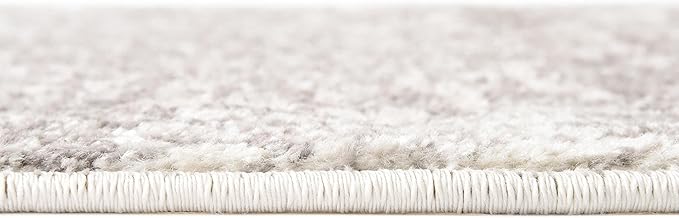 Rugs.com Arlington Collection Rug – 7' x 10' White Medium-Pile Rug Perfect for Living Rooms, Large Dining Rooms, Open Floorplans