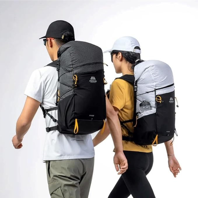 AONIJIE 30L Large Multipurpose Backpack for Travel, Hiking, Commuting, Sports & Work - Durable, Lightweight Daypack (White)