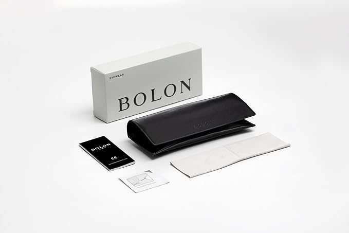 BOLON Women Lady Trendy Elegant Round Polarized Sunglasses BL3130 Ginza 55mm, Exclusive Eyewear Brand of EssilorLuxottica