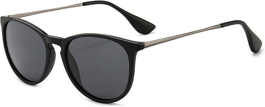 SUNGAIT Premium Vintage Round Sunglasses for Women Men Classic Retro Trendy Style