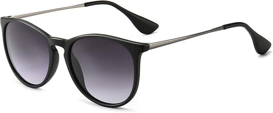 SUNGAIT Premium Vintage Round Sunglasses for Women Men Classic Retro Trendy Style