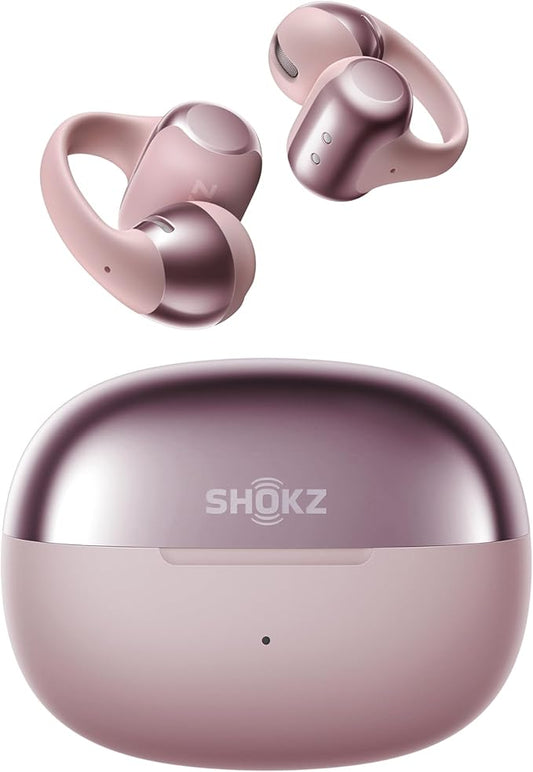 SHOKZ OpenDots ONE-Open-Ear Headphones, Clip-On Earbuds-Wireless Bluetooth Earbuds with Microphone-Secure, Lightweight, Comfort-Premium Dolby Audio-Water Resistant-Fast Charging-Up to 40 hrs Playtime