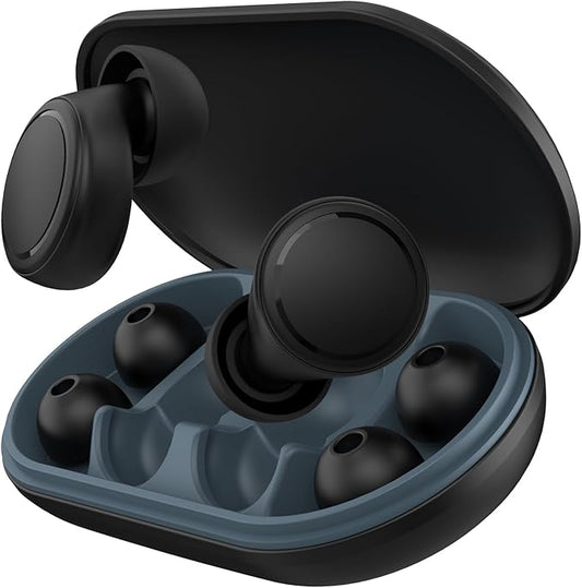 Ear Plugs for Sleeping 45dB Noise Cancelling Reusable Soft Silicone Ear Plugs for Noise Reduction Concert Earplugs for Shooting Snoring Airplanes Musicians Motorcycle with 8 Eartips Case