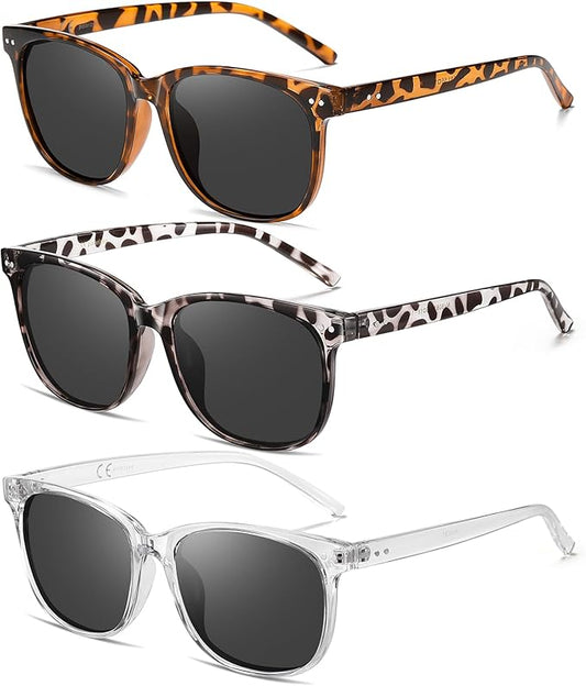 Wzerry Sunglasses for Women Polarized, Sun Glasses Vintage Style Trendy Round UV400 Protection Lens