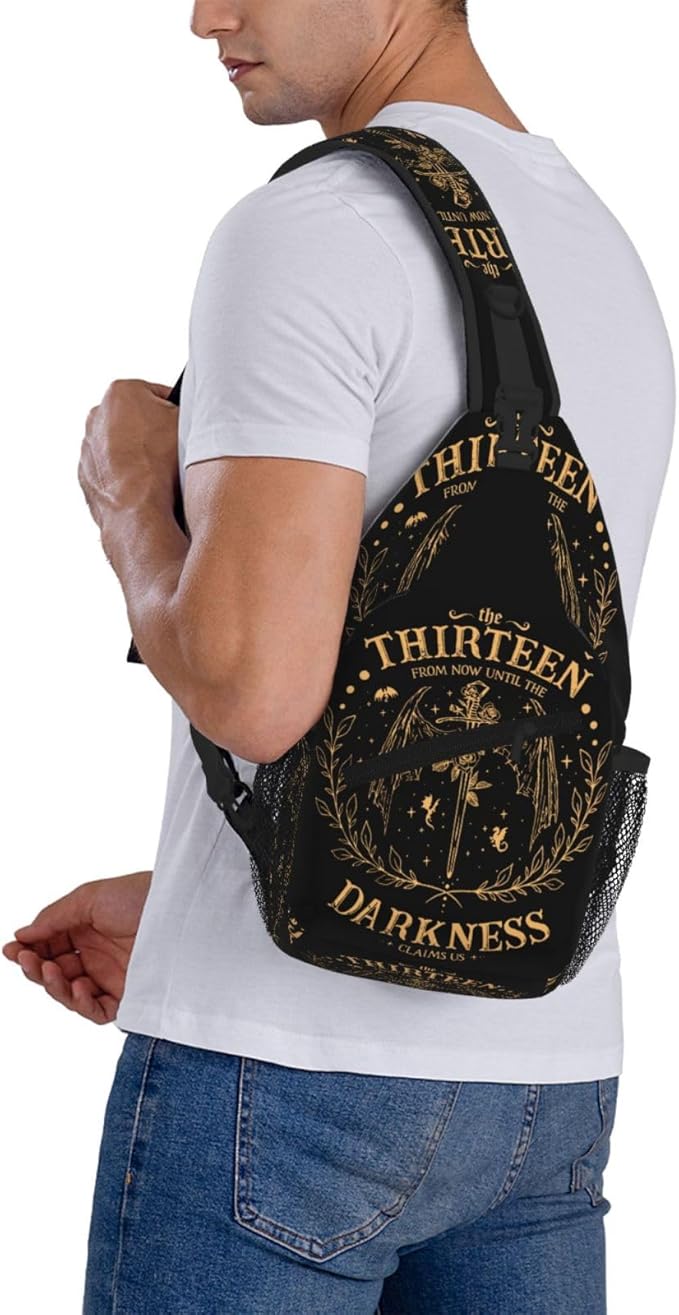 The Thirteen Crossbody Bag Throne Of Glass Trendy Sling Bag Bakpack Casual Chest Bags Daypack For Hiking Walking Travel Running(2)