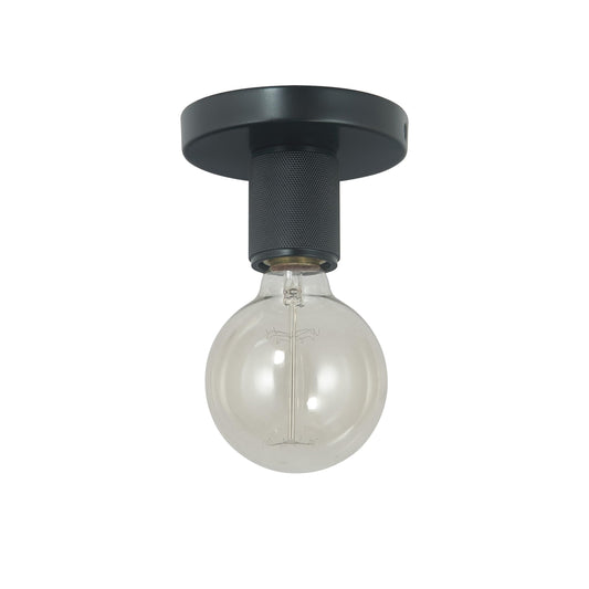 Dainolite RSW-41FH Flush Mount Light, 3.25in, LED Compatible, Matte Black
