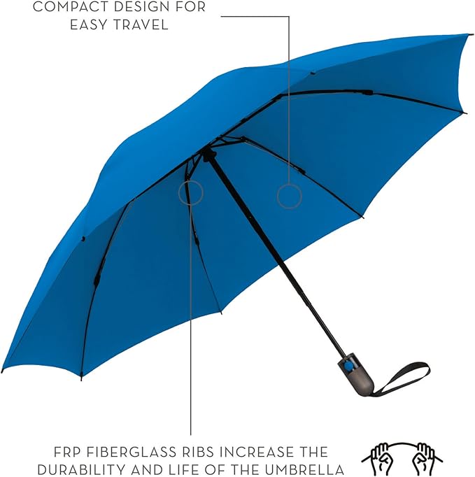 UnbelievaBrella™ Reverse Printed Compact 47" Arc Umbrella